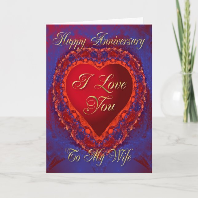 Anniversary card for wife (Front)
