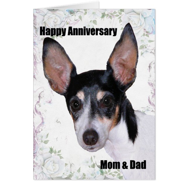 Anniversary Card from Pet Dog (Front)