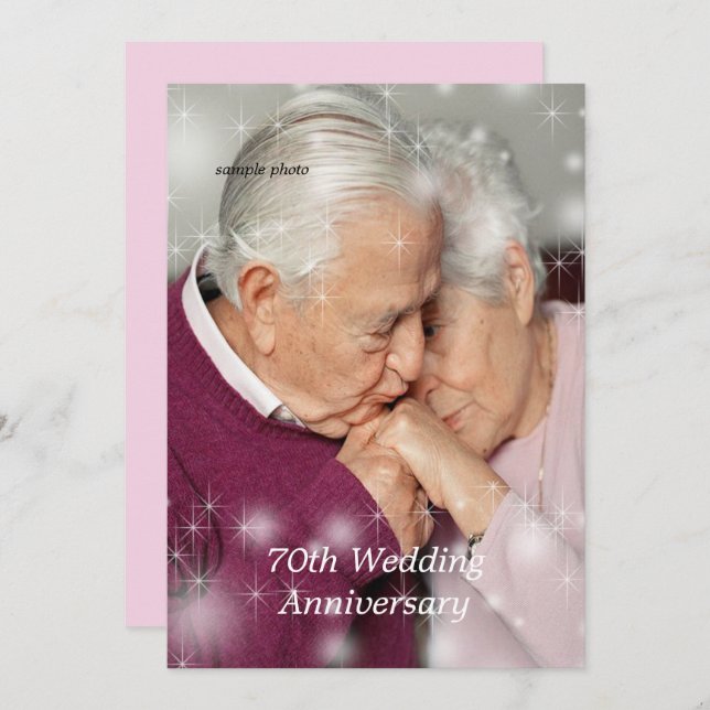 Anniversary Celebration, Custom Invitation (Front/Back)