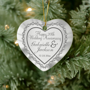 Anniversary Ceramic Ornament