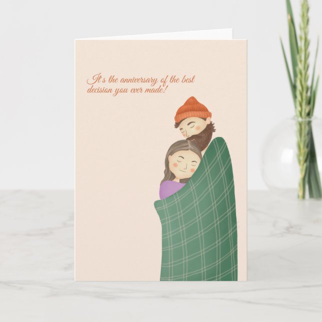 Anniversary Cute Best Decision You Ever Made Cards (Front)