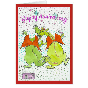 Anniversary Dragons card