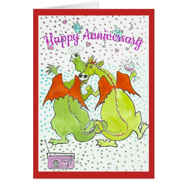 Anniversary Dragons card (Front)