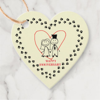 Anniversary Favour Tags