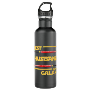 Anniversary Gift Best Husband in Galaxy Husband  710 Ml Water Bottle