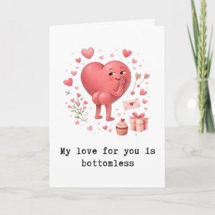 Anniversary Humour Card for Her, Funny Valentine’s