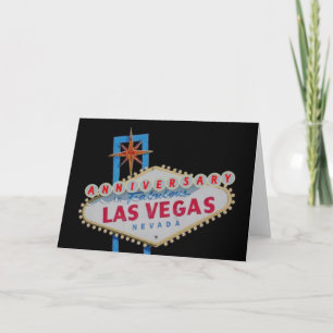 ANNIVERSARY In Fabulous Las Vegas Card