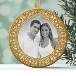 Anniversary Memento or Gift Ceramic Ornament