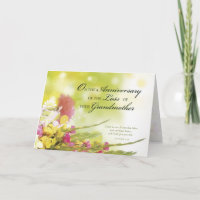 Anniversary of Loss of Grandmother, Death, Flowers