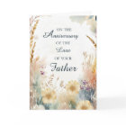 Anniversary of the Loss of Father With Wildflowers