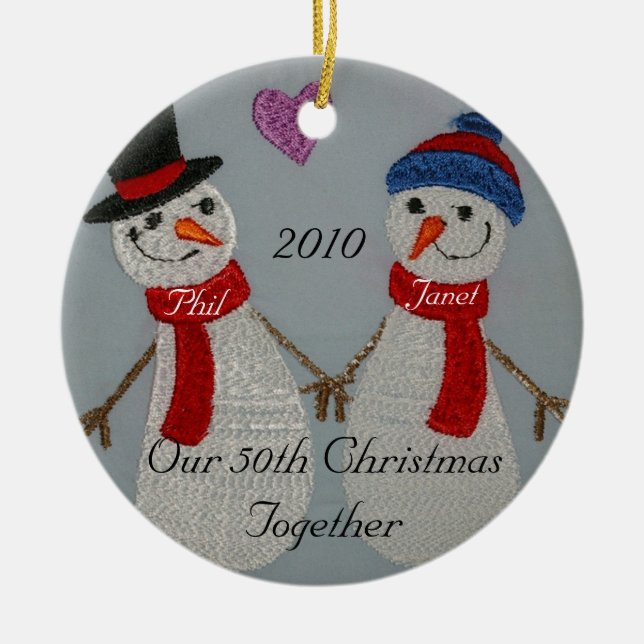 Anniversary Ornament (Front)