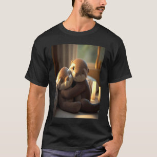 Anniversary Otter Present Sweet Huggable Otter T-Shirt