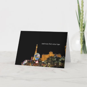 Anniversary Party in Las Vegas Card
