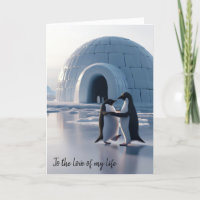 Anniversary Penguins Slow Dancing