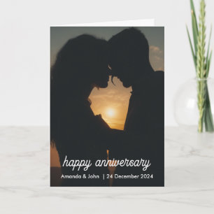 Anniversary Photo   Script  Card