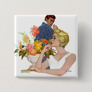 Anniversary Quarrel 2 2 Inch Square Button