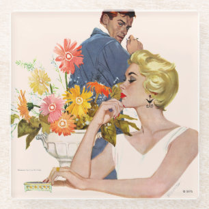 Anniversary Quarrel 2 Glass Coaster