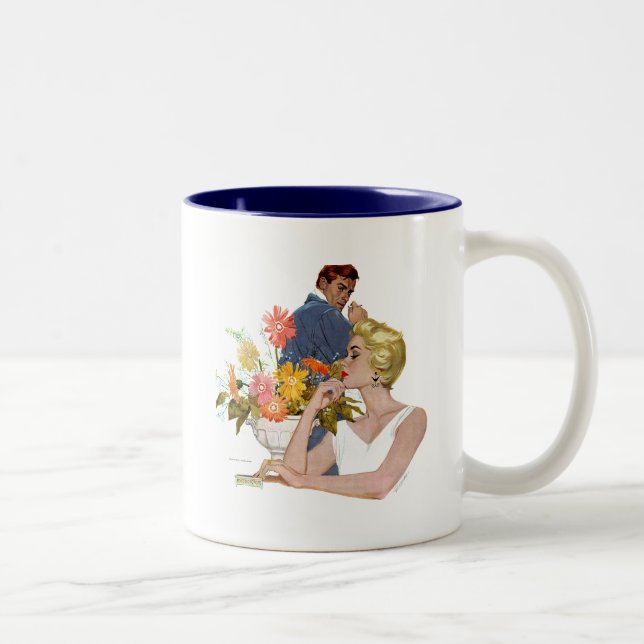 Anniversary Quarrel 2 Two-Tone Coffee Mug (Right)