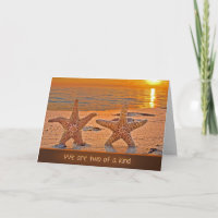 Anniversary Starfish on Sunset Beach