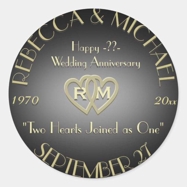 Anniversary Sticker (Front)
