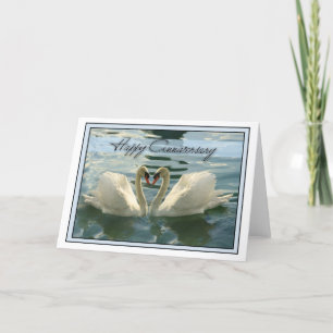 Anniversary Swans Card