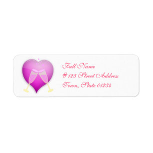 Anniversary Toast Mailing Labels