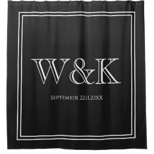 Anniversary wedding couple monogram initial