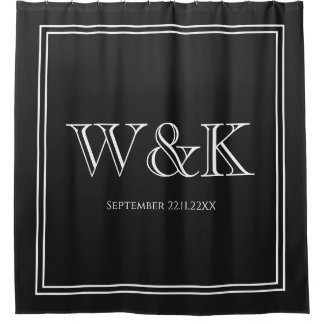 Anniversary wedding couple monogram initial 