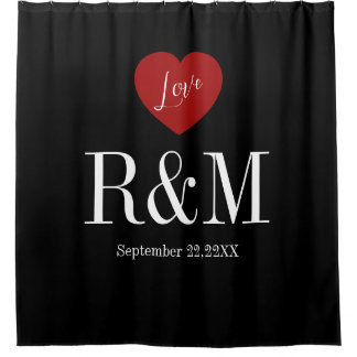 Anniversary wedding couple monogram initials