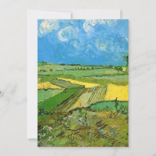 Anniversary  Wheat Fields at Auvers Invitation