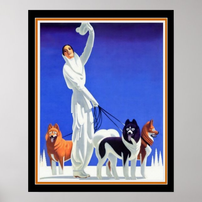 Annonce Art déco Pullman (années 1930) 16x20 (Devant)