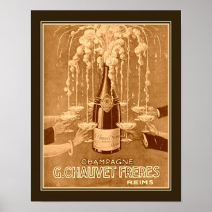 Annonce champagne Art Déco 1923