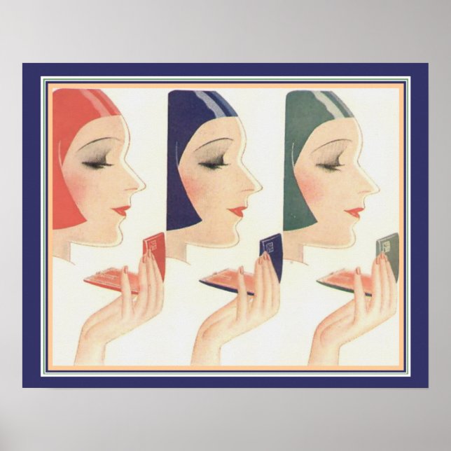 Annonce Compact Art Déco 1930 16 x 20 (Devant)
