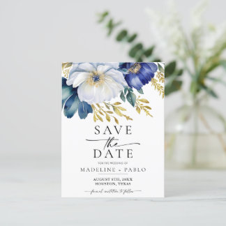 Annonce de faire-part de mariage floral pour réser