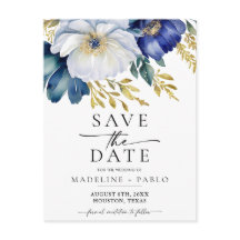Annonce de faire-part de mariage floral pour réser