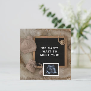 Annonce de grossesse carte de bienvenue bébé, Genr