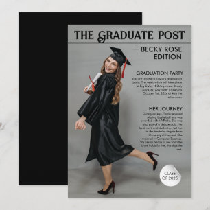 Annonce des invitations à la remise des diplômes d