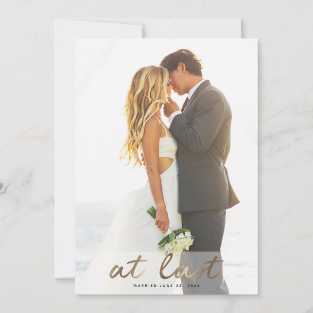 Annonce et invitation au mariage ultime (Devant)