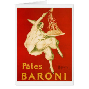 Annonce italienne vintage de pâtes de Leonetto