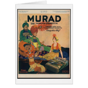 Annonce vintage - cigarette 1918 turque de Murad,