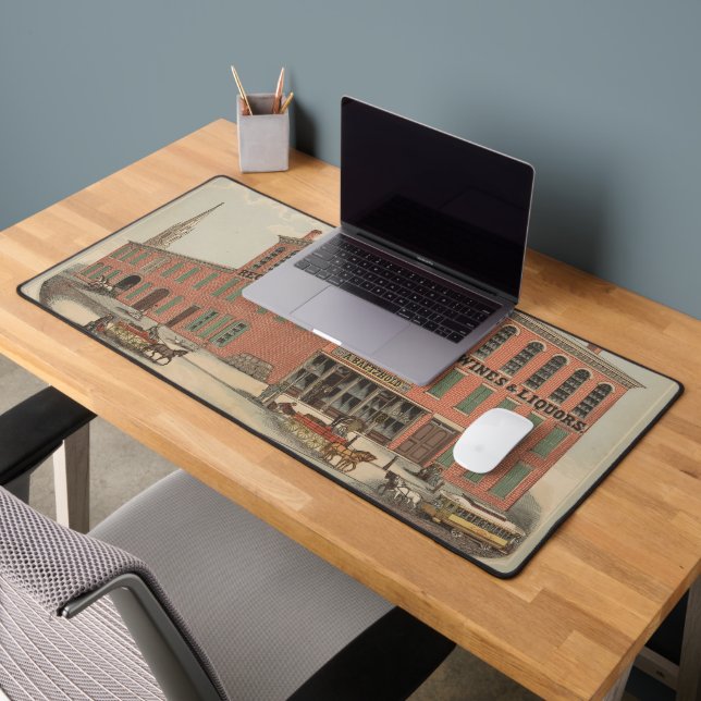 Annonce Vintage D'Août Baetzhold, Vins & Liqueurs (Bureau 2)