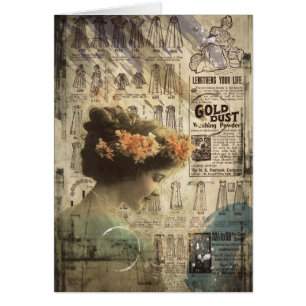 Annonces vintages de mode de catalogue de femme de