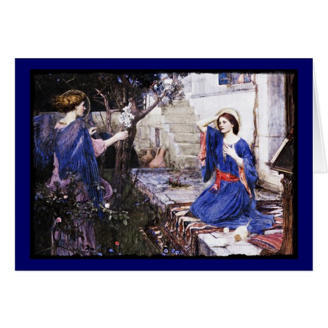 Annonciation dans le jardin (Devant horizontal)