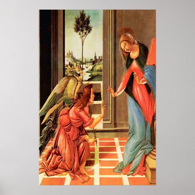 Annonciation Notre Dame & Ange Gabriel Poster (Devant)