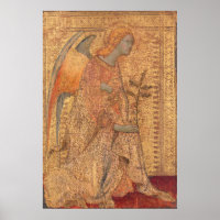 Annonciation - Simone Martini Poster d'Art