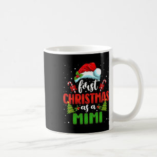 Announcement Santa First Christmas As A Mimi Famil Coffee Mug