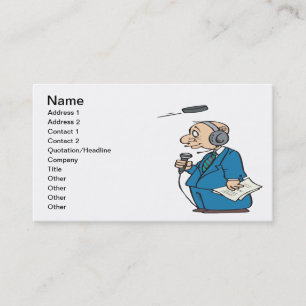 Announcer Business Card