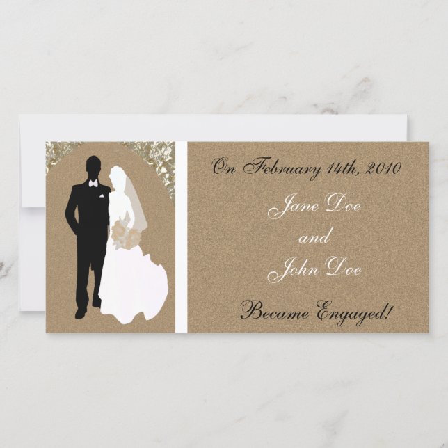 Announcing Our Engagement Cards (Front)