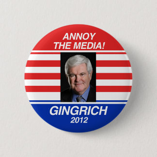 Annoy the Media 2 Inch Round Button