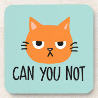 Annoyed Cat CAN YOU NOT Funny